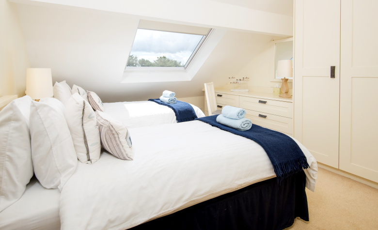 Twin Bedroom, Boatman's Cottage, Newton Holiday Cottages, Northumberland Twin Bedroom