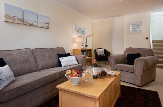 Lounge, Boatman's Cottage, Newton Holiday Cottages, Northumberland Bunks